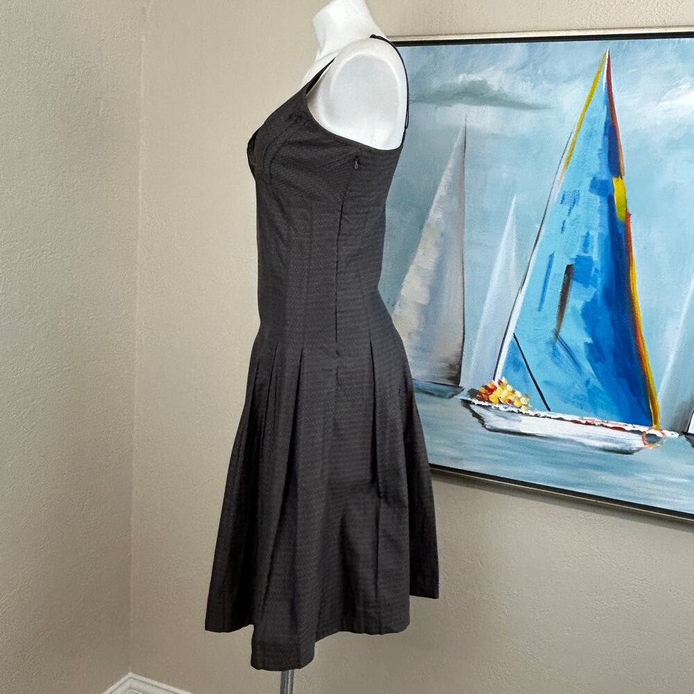 Ben Sherman Dress Fit and flare pleated knee length sleeveless size small - Picture 5 of 9
